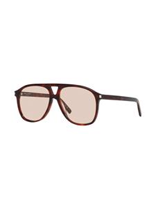 Saint Laurent Eyewear Dune zonnebril met piloten montuur - Bruin