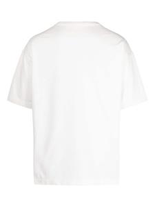 YMC T-shirt met geborduurd logo - Wit