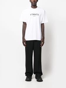 VTMNTS T-shirt met logoprint - Wit