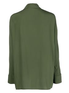 Semicouture classic-collar long-sleeve shirt - Groen