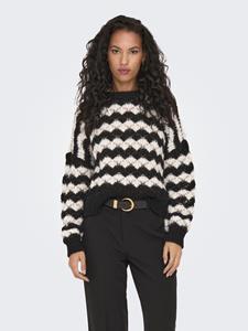 Only Female Truien Onllulu Life Ls Stripe O-neck Knt 15309291