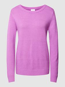 Vila Rundhalspullover "VIRIL O-NECK L/S KNIT TOP - NOOS"