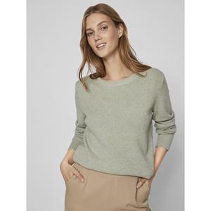 Vila Gebreide pullover met ronde hals, model 'Viril'