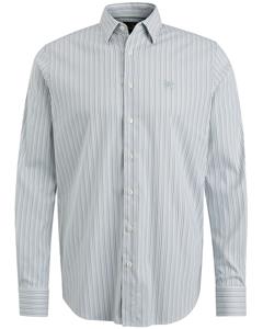 Vanguard  Gestreept Stretch Overhemd Sea Moss - XXL - Heren