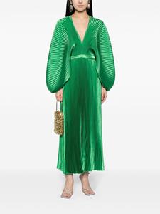 L'IDÉE Versaille pleated gown - Groen