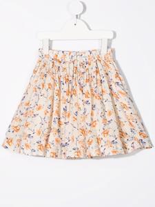 Bonpoint Rok met bloemenprint - Beige