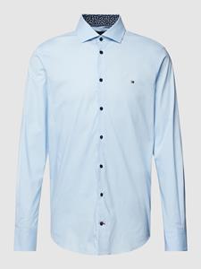 Tommy Hilfiger Tailored Slim fit zakelijk overhemd met labelstitching