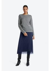 Rich & Royal Rundhalspullover, mit farblich dezent abgesetzten Details