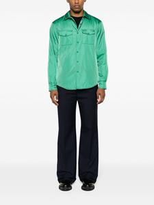 ASPESI insulated padded long-sleeve shirt - Groen
