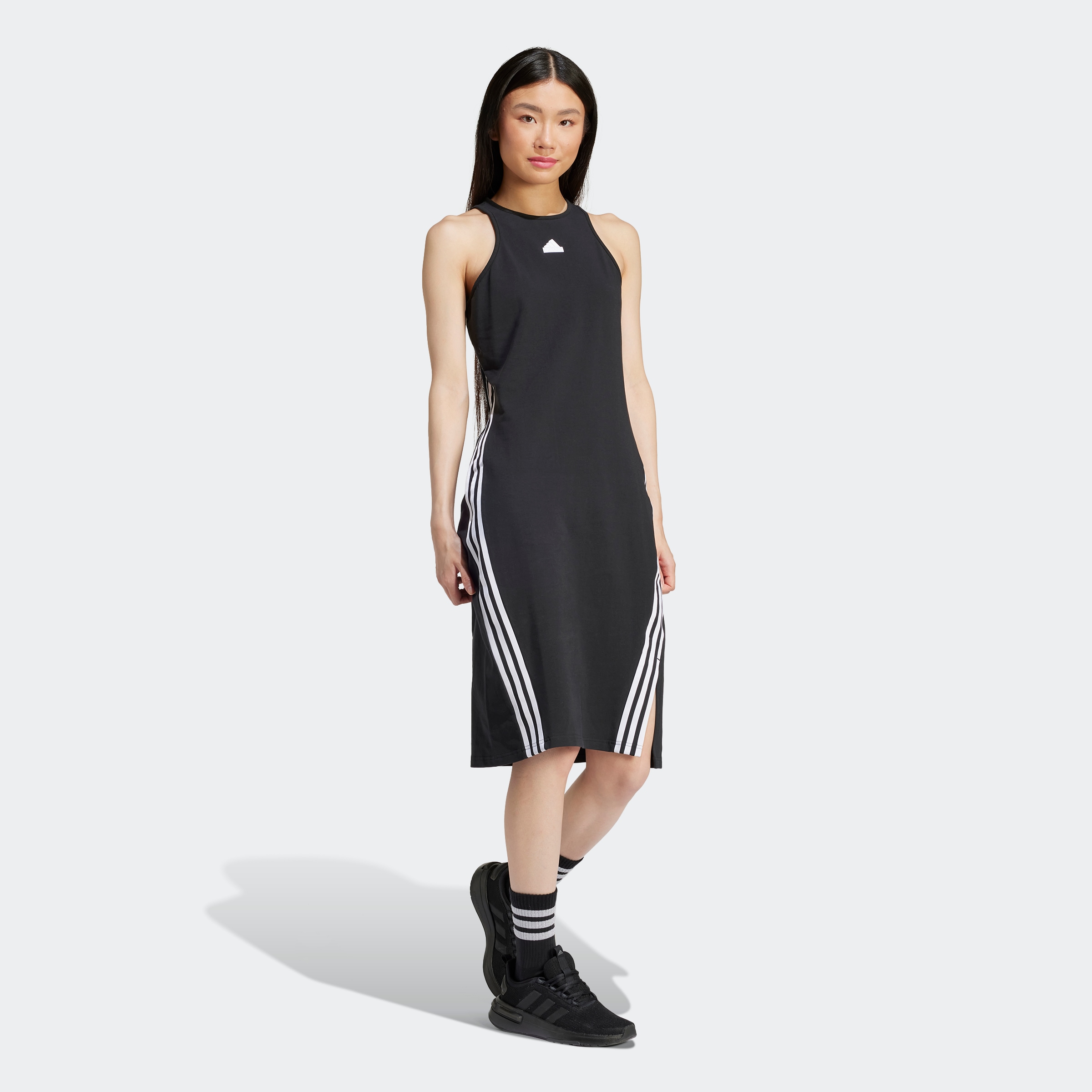 adidas Sportswear Midikleid FUTURE ICONS 3-STREIFEN KLEID