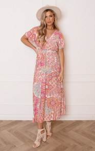 Jurkjes Maxi Ibiza Jurk Else Fuchsia