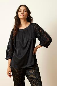 IN FRONT ROZA BLOUSE 15969 999 (Black 999)