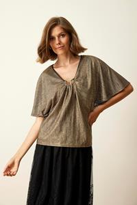 IN FRONT PAPILUR BLOUSE 15975 016 (Old Gold 016)