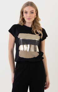Jurkjes Banen T-shirt Loeka Zwart