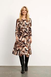 IN FRONT LUCETTE DRESS 15919 801 (Brown 801)