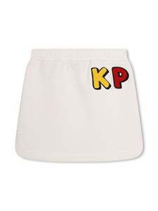 kenzokids Kenzo Kids Mini-rok met logopatch - Beige