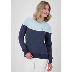 Alife and kickin Sweatshirt DarleenAK meerkleurige crewneck-sweater met contrastdetails