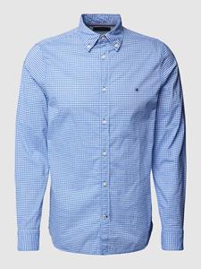 Tommy Hilfiger Karohemd "FLEX TEXTURED GINGHAM SF SHIRT", mit kleiner Logostickerei