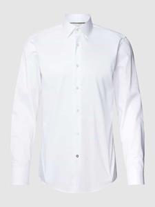 Boss Slim fit zakelijk overhemd met kentkraag, model 'Hank Kent'
