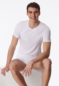 Schiesser T-shirt met labeldetail