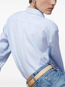 Gucci Interlocking G-jacquard cotton shirt - Blauw