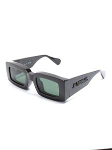 Jacquemus Les Lunettes zonnebril met vierkant montuur - Zwart
