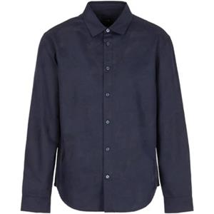 Armani Exchange Vrijetijdsoverhemd met fijn gestructureerd labelmotief, model 'CAMO'