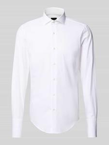 Boss Slim fit zakelijk overhemd met haaikraag, model 'Hank'
