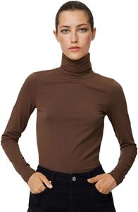 Moss Copenhagen Mscholivie r ls top brown