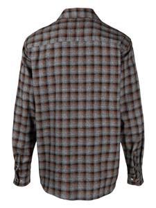 Holzweiler tartan-check cotton shirt - Grijs