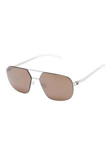 Mykita Angus zonnebril met piloten montuur - Zilver
