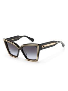 Valentino Eyewear Rockstud-detailing cat-eye frame sunglasses - Zwart