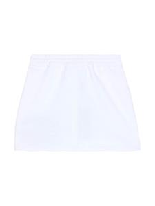 dolce&gabbanakids Dolce & Gabbana Kids Katoenen rok met logoprint - Wit