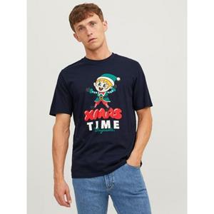 Jack & Jones Rundhalsshirt "JORXMAS TEE SS CREW NECK"