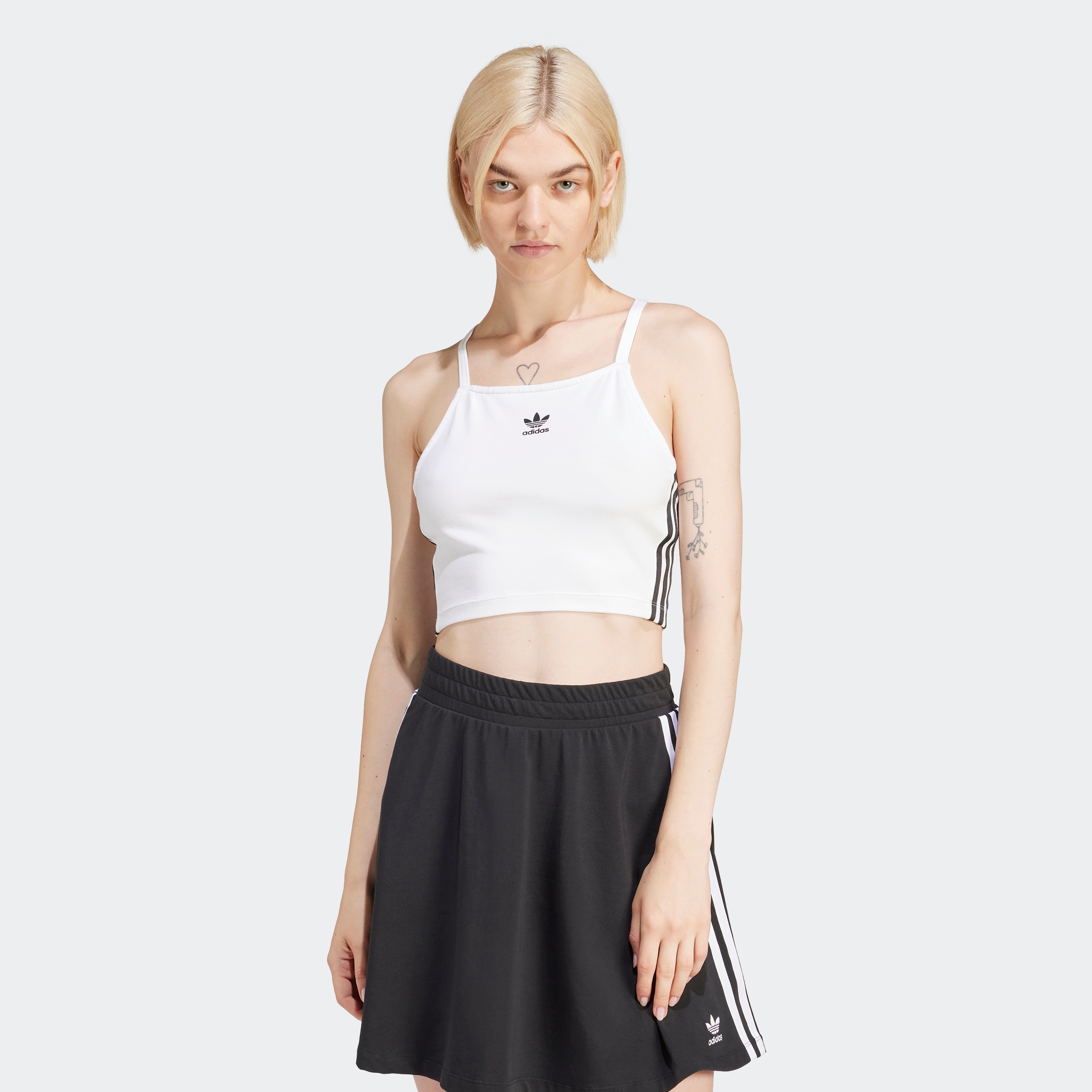 adidas Originals Crop-Top ADICOLOR 3-STREIFEN CROP-TOP