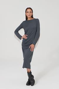 Lovjoi Damen vegan Kleid Beauvoire Grau