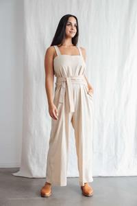 Jyoti Fair Works Damen vegan Jumpsuit Suvan Sand