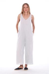 RAVENS VIEW IBIZA Damen vegan Jumpsuit Menorca Weiß