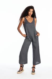 RAVENS VIEW IBIZA Damen vegan Jumpsuit Menorca Lava Blau
