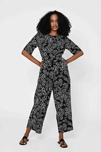 Lovjoi Damen vegan Jumpsuit Diplora Stream Schwarz