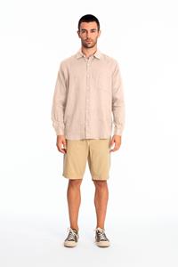 RAVENS VIEW IBIZA Herren vegan Hemd Lennon Sand Beige