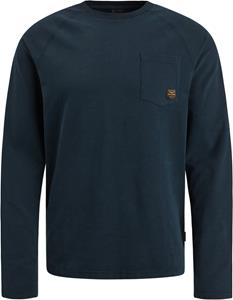 PME LEGEND Kurzarmshirt Long sleeve r-neck peach jersey st