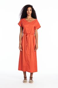 RAVENS VIEW IBIZA Damen vegan Kleid Tessa Terracotta Orange