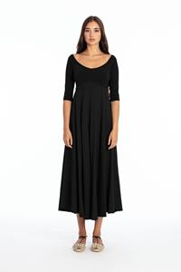 RAVENS VIEW IBIZA Damen vegan Kleid Monica Schwarz