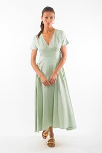 RAVENS VIEW IBIZA Damen vegan Kleid Calypso Light Aloe Grün