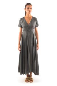 RAVENS VIEW IBIZA Damen vegan Kleid Calypso Anthrazitgrau