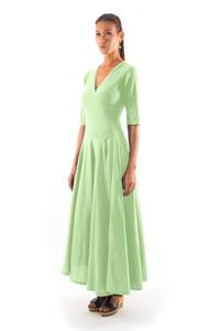 RAVENS VIEW IBIZA Damen vegan Kleid Veronika Mintgrün