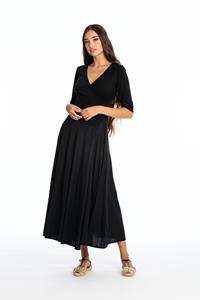 RAVENS VIEW IBIZA Damen vegan Kleid Veronika Schwarz