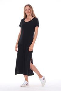 RAVENS VIEW IBIZA Damen vegan Kleid Uma Schwarz