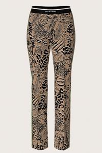 Marc Cain Stoffhose "Sports Animal Crossing" Premium Damenmode Hose FOSHAN mit Alloverprint